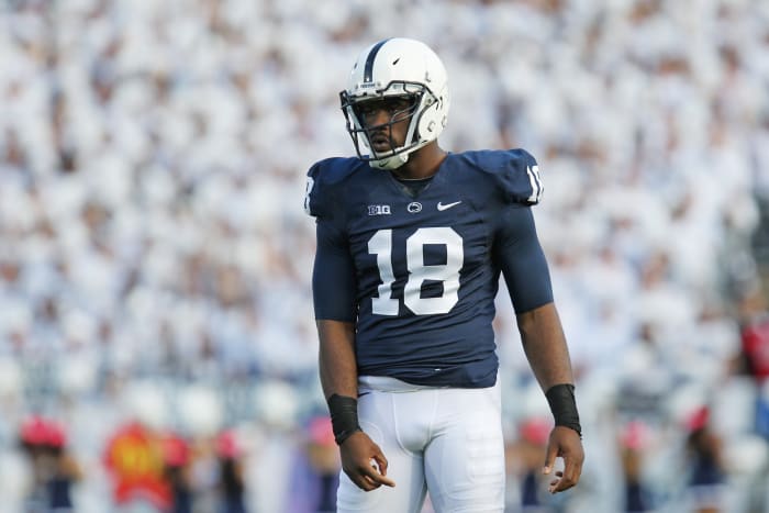 Former Penn State defensive end Deion Barnes is the team's new defensive line coach.